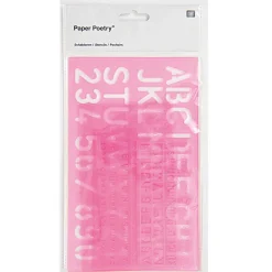 Rico Design Szablony do rysowania - Paper Poetry - litery i cyfry