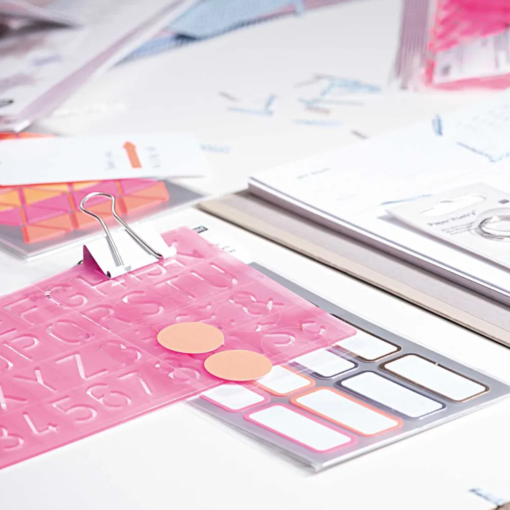 Rico Design Szablony do rysowania - Paper Poetry - litery i cyfry