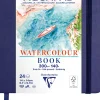 Clairefontaine Szkicownik Aquapad Watercolour Book 14 x 14 cm - - 300 g 24 ark.