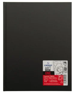 Canson Szkicownik Art Book One A4 - - czarny, 100 g, 100 ark.