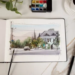 Hahnemuhle Szkicownik do akwareli Watercolour Book - Hahnemühle - 19,5 x 19,5 cm, 200 g, 30 ark. > Papier Do Akwareli