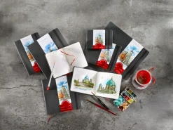 Hahnemuhle Szkicownik do akwareli Watercolour Book - Hahnemühle - 19,5 x 19,5 cm, 200 g, 30 ark. ><noscript><img width=