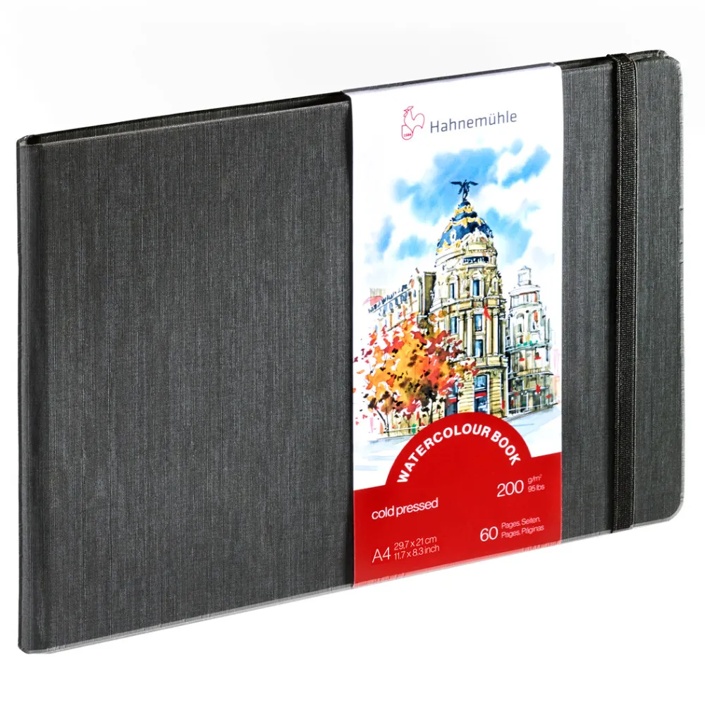 Hahnemuhle Szkicownik do akwareli Watercolour Book - Hahnemühle - A5, 200 g, 30 ark. > Papier Do Akwareli