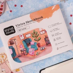 Viviva Colors Szkicownik Ivory - - kremowy, A5, 240 g, 32 ark. ><noscript><img width=