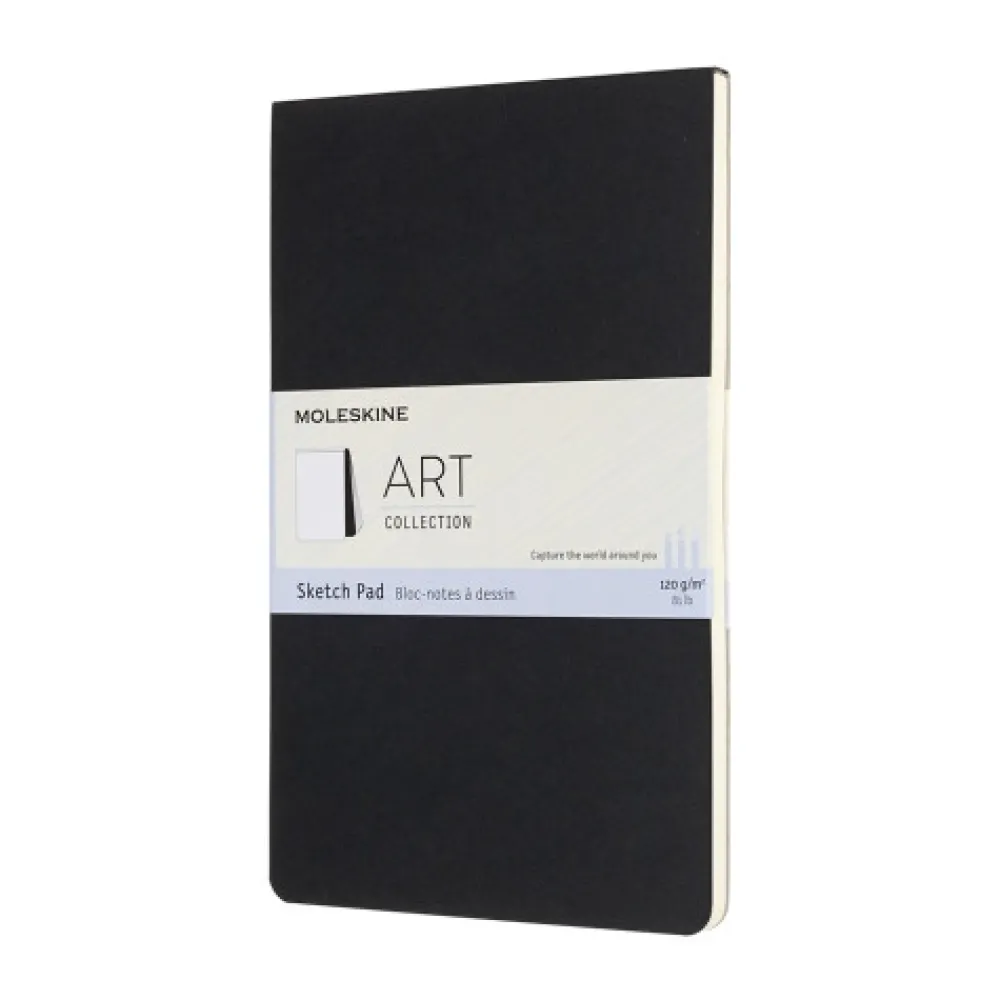 Moleskine Szkicownik - - gładki miękki L czarny > Szkicowniki