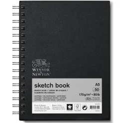 Winsor & Newton Szkicownik na spirali Sketch Book - - A5, 170g, 50 ark.