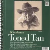 Strathmore Szkicownik na spirali Toned Tan - - 23 x 31 cm, 118 g, 50 ark.