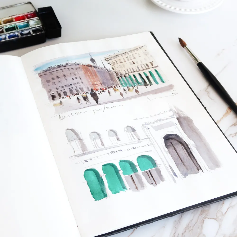 Hahnemuhle Szkicownik Sketch Book - Hahnemühle - A5, 120 g, 62 ark. > Bloki Szkicowe
