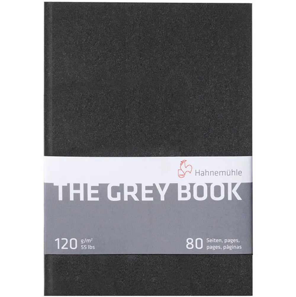 Hahnemuhle Szkicownik The Grey Book - Hahnemühle - A4, 120 g, 80 ark.