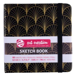 Talens Art Creation Szkicownik 12 x 12 cm - - Art Deco, 140 g, 80 ark.