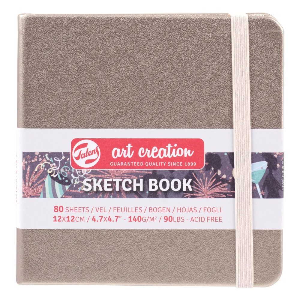 Talens Art Creation Szkicownik 13 x 21 cm - - Pink Champagne, 140 g, 80 ark. > Bloki Szkicowe