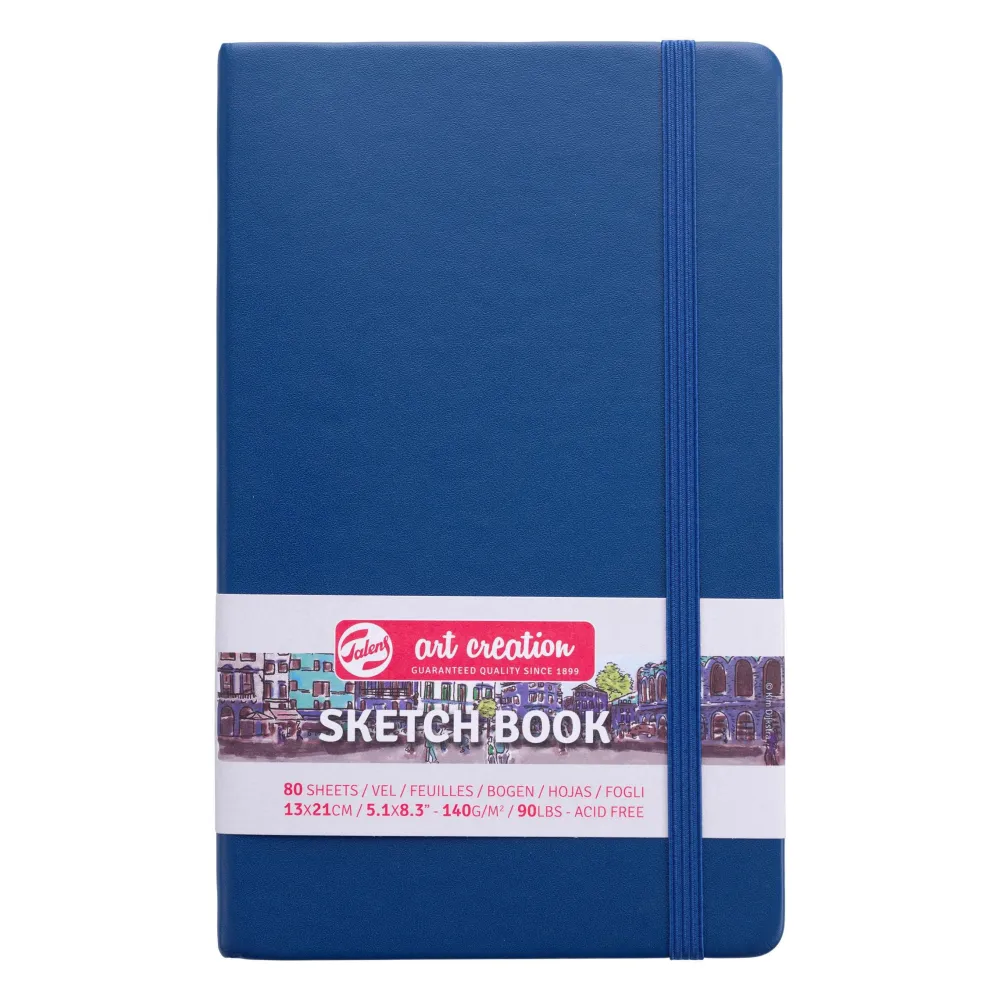 Talens Art Creation Szkicownik 13 x 21 cm - - Navy Blue, 140 g, 80 ark.