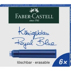 Faber-Castell Szkolne pióro wieczne z wkładami - - czerwone, M ><noscript><img width=