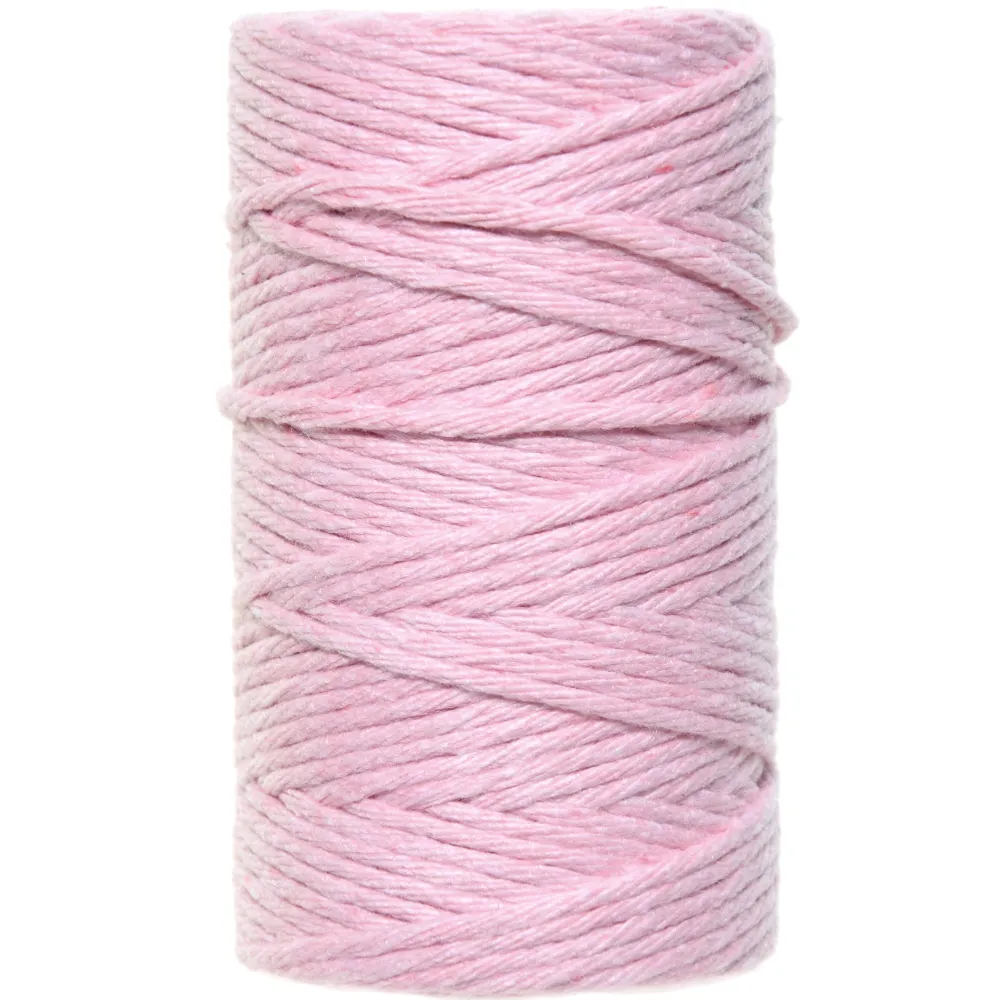 Sznurek bawełniany do makramy - błękitny, 2 mm, 60 m > Sznurki