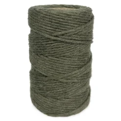 Sznurek bawełniany do makramy - khaki, 2 mm, 60 m