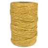 Sznurek bawełniany do makramy - musztardowy, 2 mm, 60 m > Sznurki