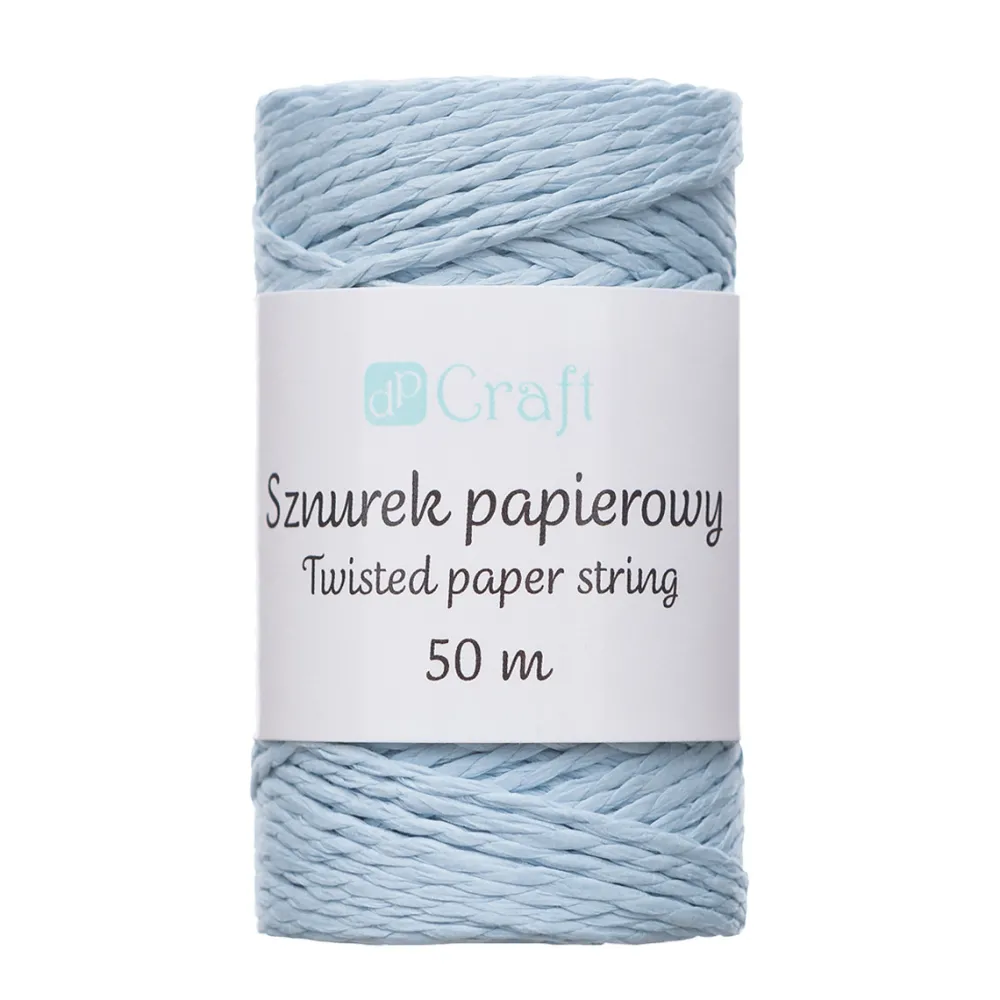dpCraft Sznurek papierowy - - niebieski, 50 m > Sznurki