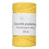 dpCraft Sznurek papierowy - - żółty, 50 m