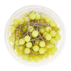 Rico Design Szpilki ozdobne - - Neon Yellow, 16 mm, 100 szt.