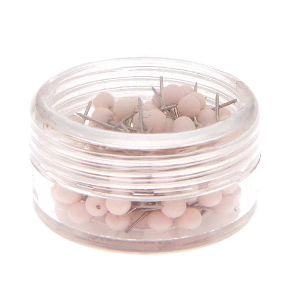 Rico Design Szpilki ozdobne - - Pink, 16 mm, 100 szt.
