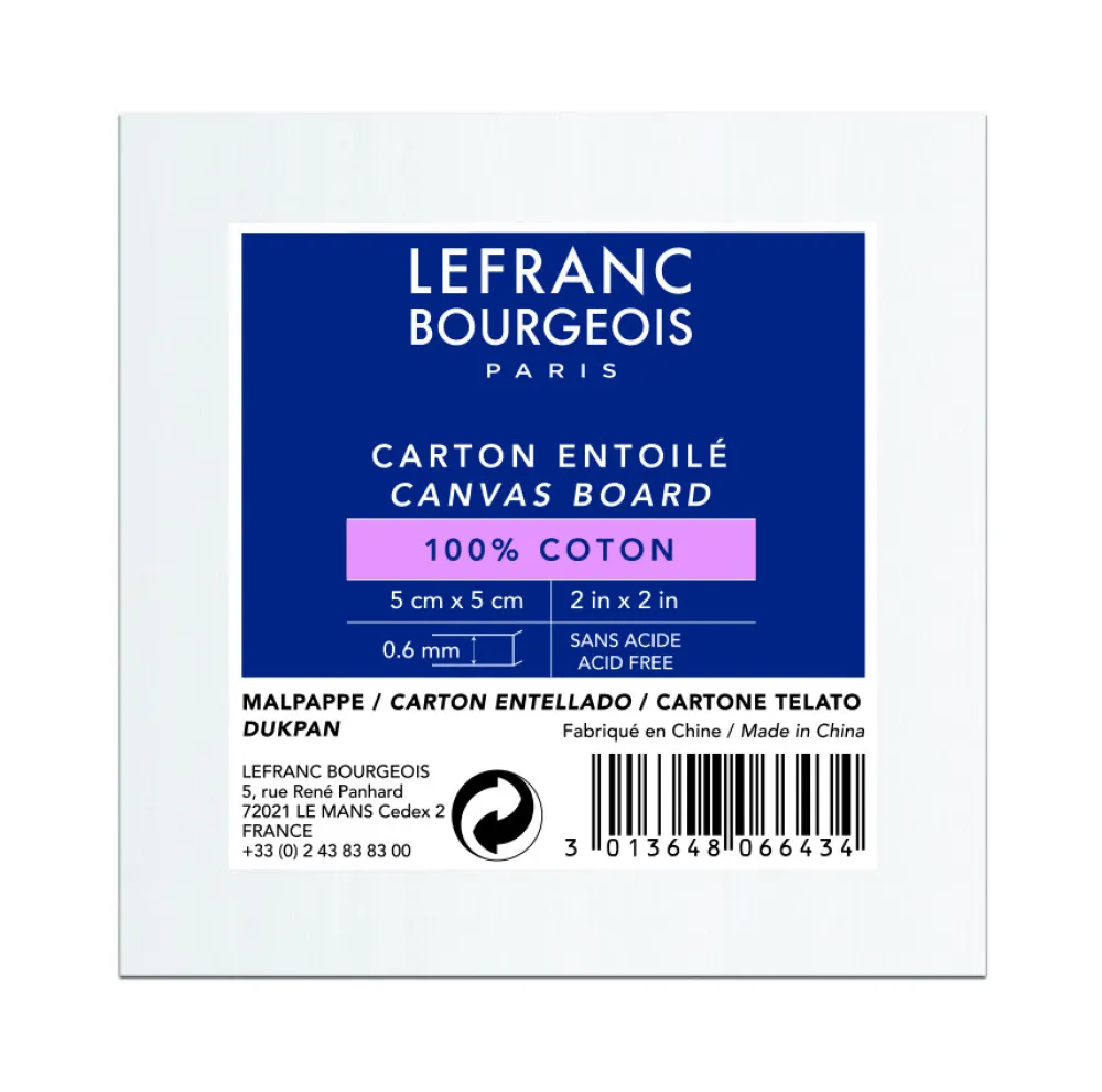 Lefranc & Bourgeois Tablica malarska - - 5 x 5 cm