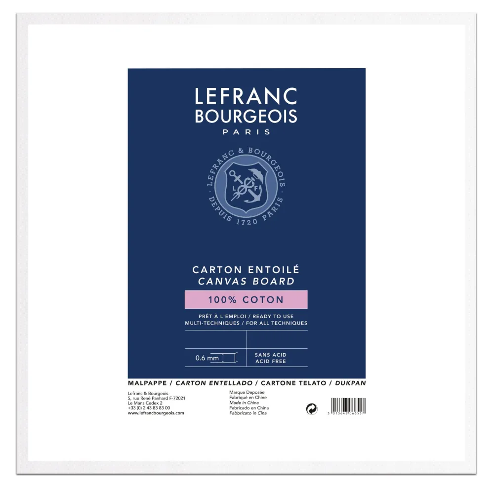 Lefranc & Bourgeois Tablica malarska - - 40 x 40 cm