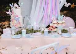 PartyDeco Talerzyki papierowe Jednorożec - kolorowe, 18 cm, 6 szt. ><noscript><img width=