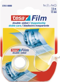 Tesa Taśma biurowa film dwustronna - 7,5m x 12mm ><noscript><img width=
