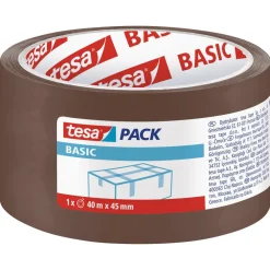 Tesa Taśma pakowa Basic - - brązowa, 45 mm x 40 m > Kleje I Taśmy Klejące