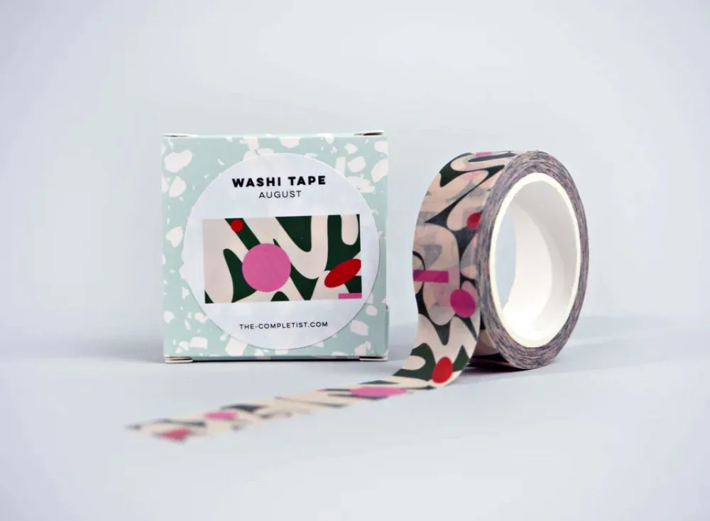 The Completist. Taśma papierowa washi August - - 15 mm x 10 m > Dodatki Dekoracyjne