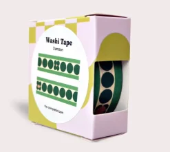 The Completist. Taśma papierowa washi Damson - - 15 mm x 10 m