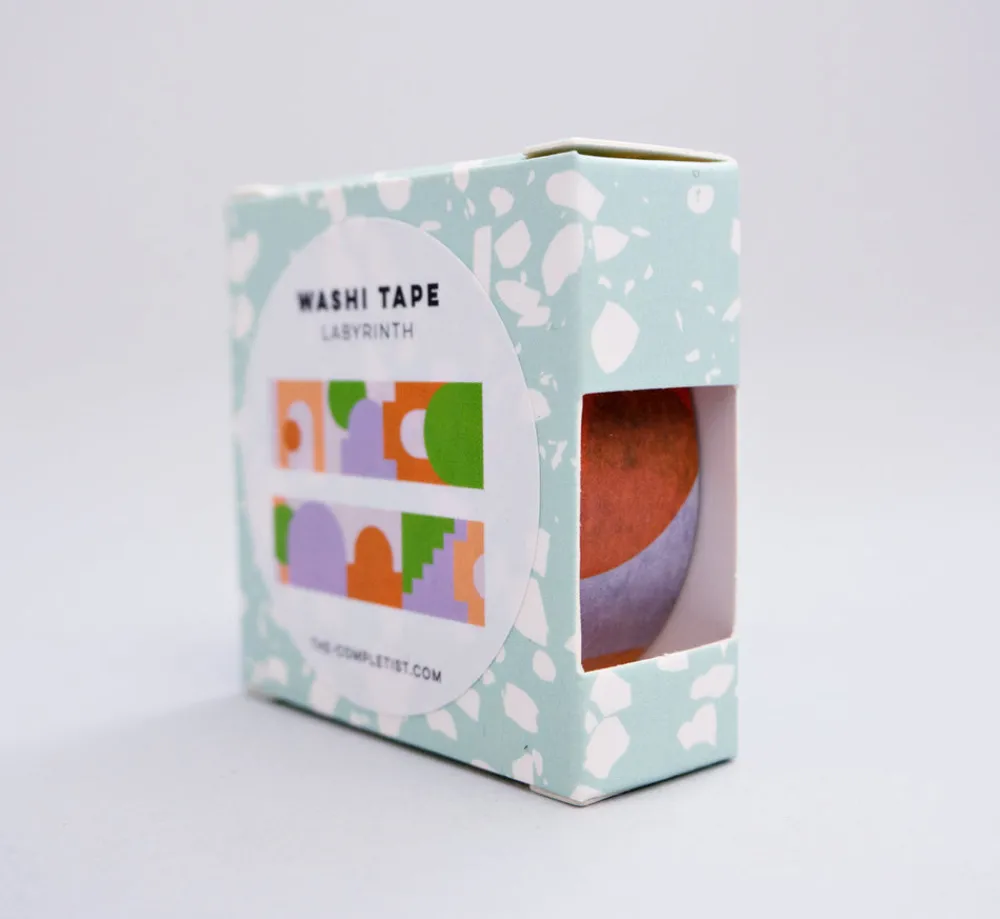 The Completist. Taśma papierowa washi Labyrinth - > Dodatki Dekoracyjne
