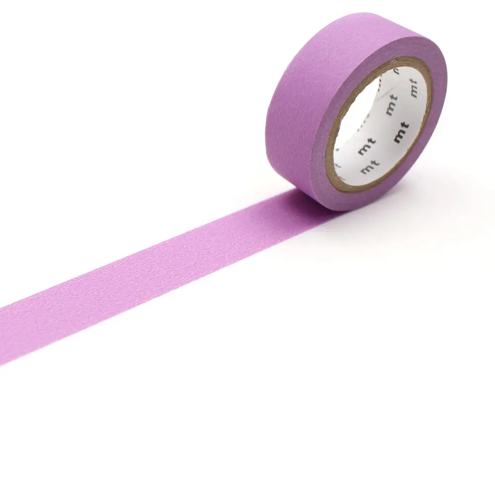 MT Masking Tape Taśma papierowa washi - - Matte Purple 7 m