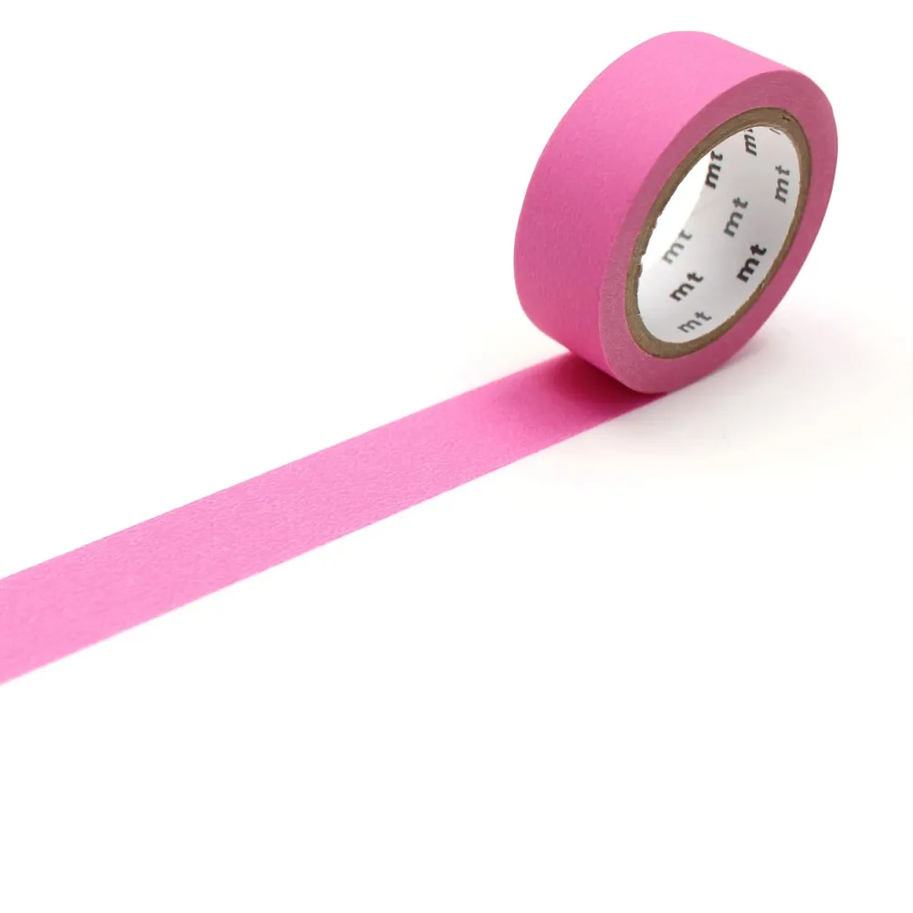 MT Masking Tape Taśma papierowa washi - - Matte Pink 7 m