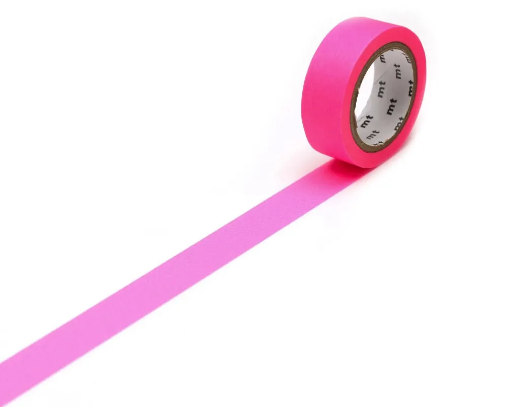 MT Masking Tape Taśma papierowa washi - - Shocking Pink, 7 m > Dodatki Dekoracyjne