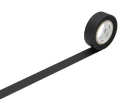 MT Masking Tape Taśma papierowa washi - - Matte Black, 7 m