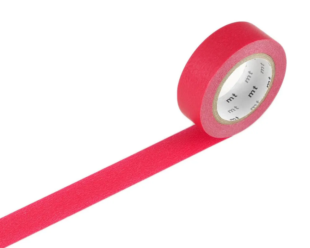 MT Masking Tape Taśma papierowa washi - - Red, 7 m