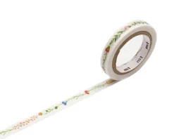 MT Masking Tape Taśma papierowa washi - - Flower Line, 7 m > Dodatki Dekoracyjne