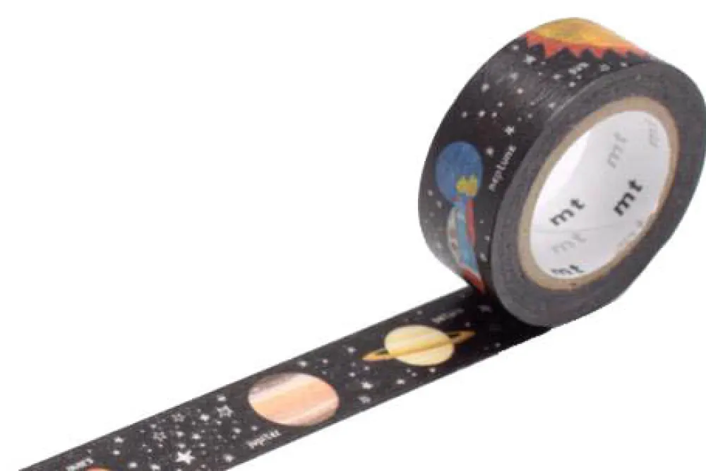 MT Masking Tape Taśma papierowa washi - - Planet, 10 m