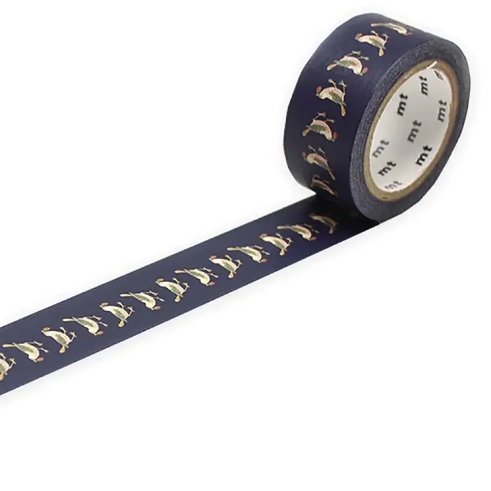 MT Masking Tape Taśma papierowa washi - x William Morris - Strawberry Thief Bird 7 m