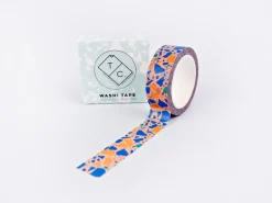 The Completist. Taśma papierowa washi Peach Terazzo -