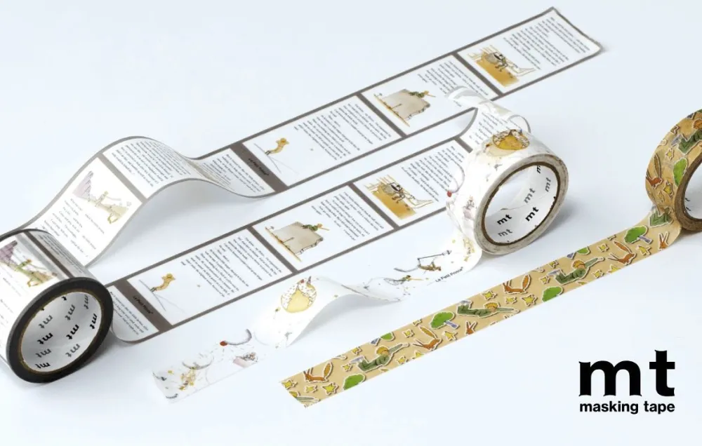 MT Masking Tape Taśma papierowa washi The Little Prince Illustrations - - 5 m