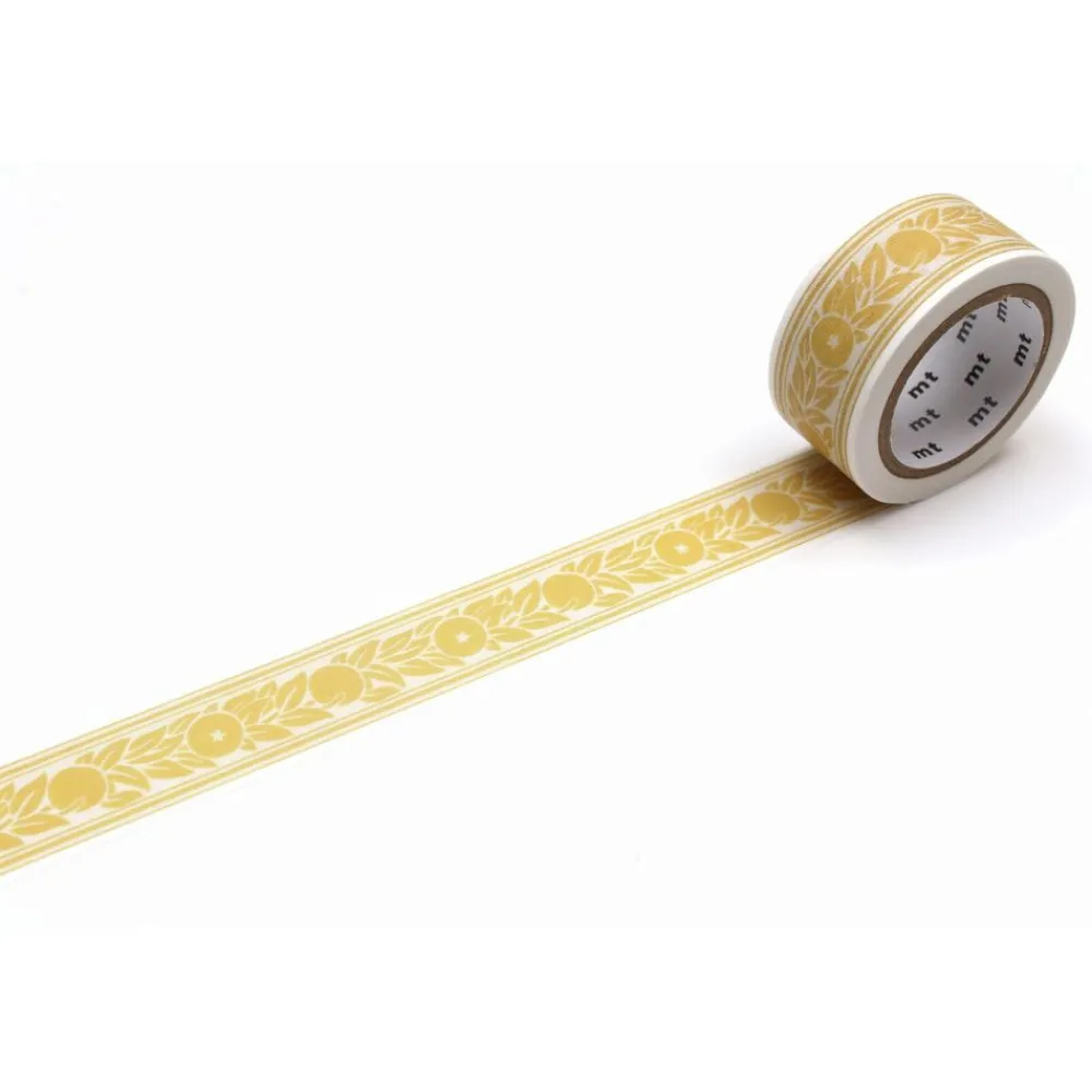 MT Masking Tape Taśma papierowa washi William Morris - - Orange Border, 7 m