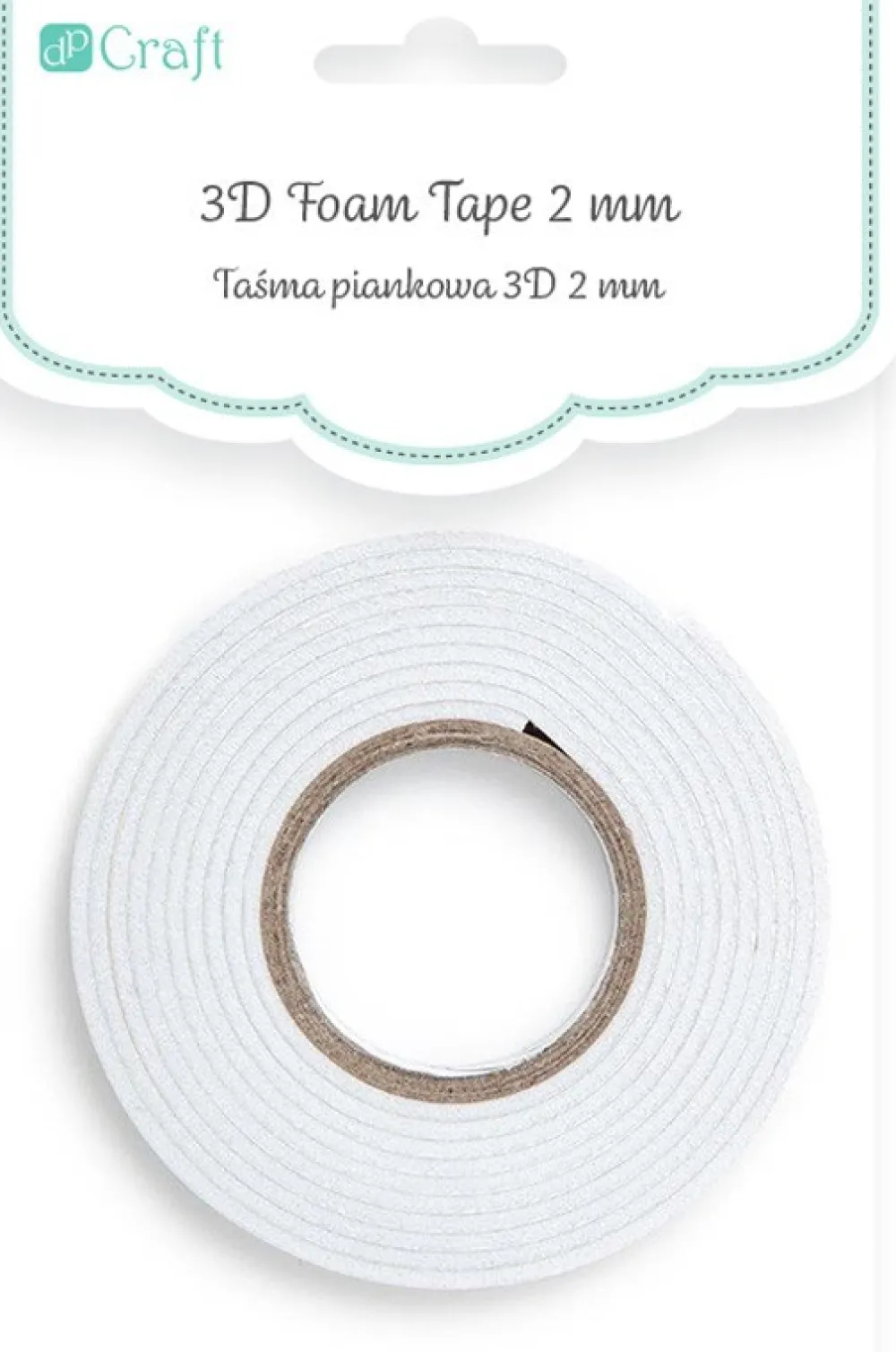 dpCraft Taśma piankowa samoprzylepna 3D - - 1,5 cm x 2,2 m > Taśmy 3D I Kostki Z Pianki