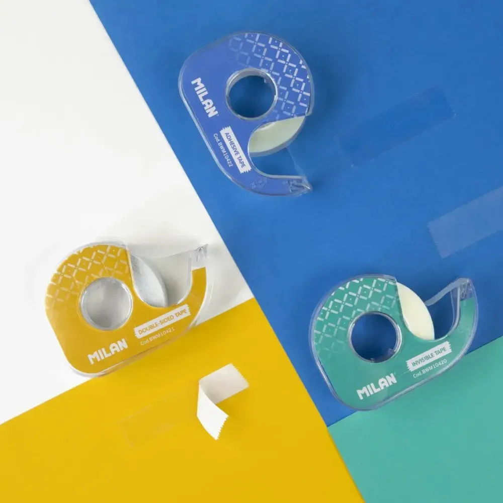 Milan Taśma przezroczysta z dyspenserem - - 33 m x 19 mm > Kleje I Taśmy Klejące