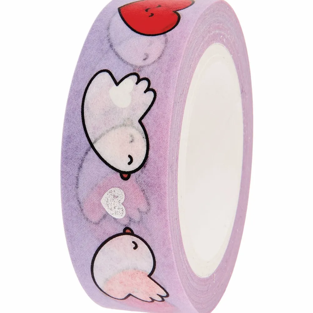 Rico Design Taśma washi Chingu Lovebirds - Paper Poetry - 1,5 cm x 10 m