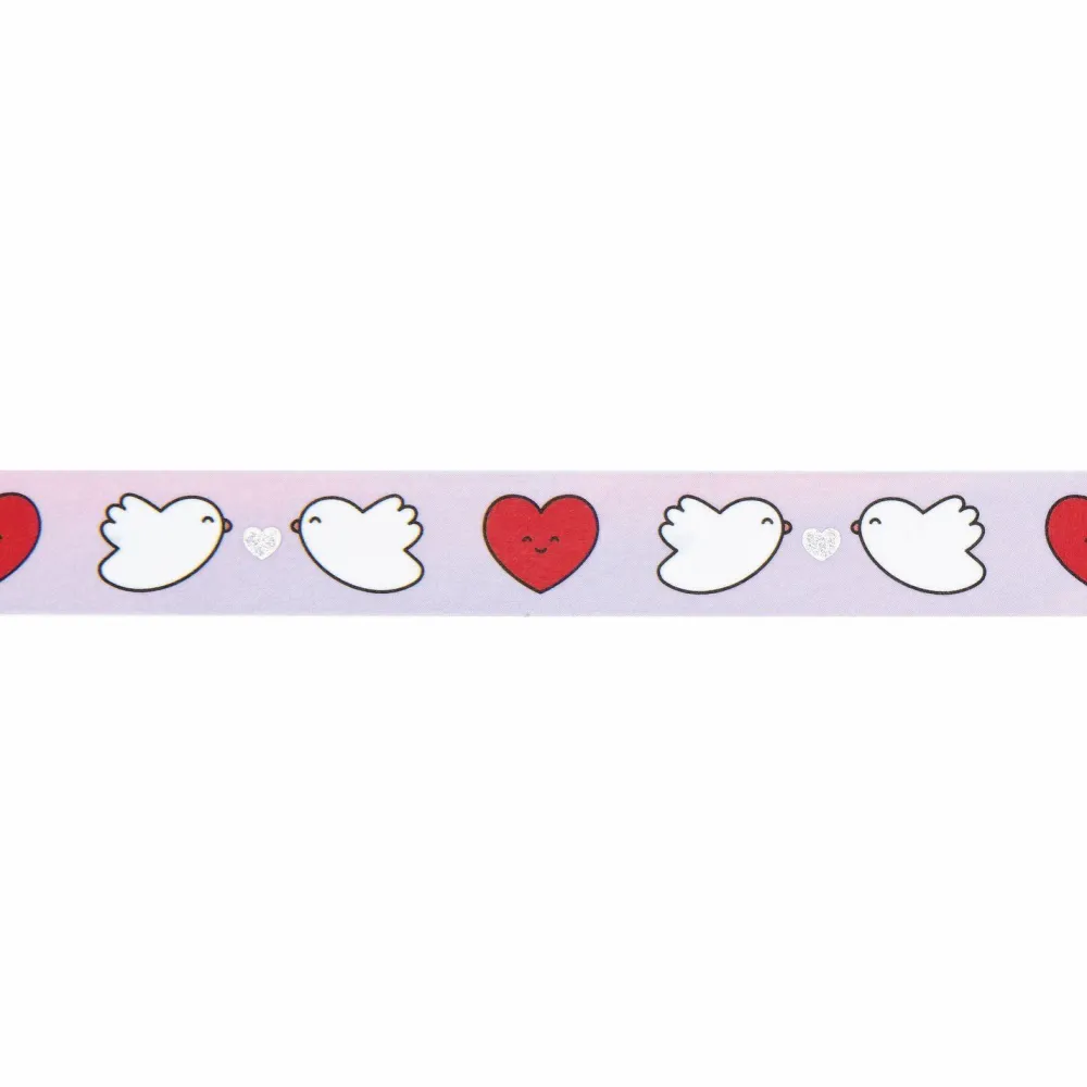 Rico Design Taśma washi Chingu Lovebirds - Paper Poetry - 1,5 cm x 10 m