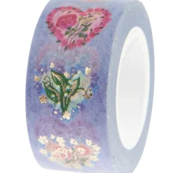 Rico Design Taśma washi Hearts - Paper Poetry - 20 mm x 50 m