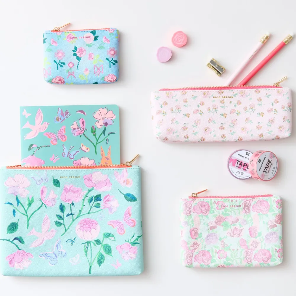 Rico Design Taśma washi Roses - Paper Poetry - 15 mm x 10 m > Dodatki Dekoracyjne