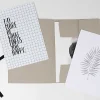 Rico Design Teczka papierowa na dokumenty i rysunki A2 - Paper Poetry